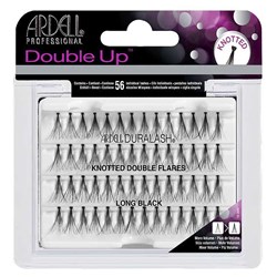 Extensions - Double Up - Long Black - Knotted Double Flares 